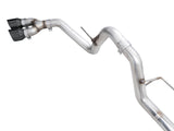AWE 21+ Ford F150 Dual Side Exit Cat-Back Exhaust - 4.5in Diamond Black Tips *For Stock Y-Pipe Only - 3015-23059