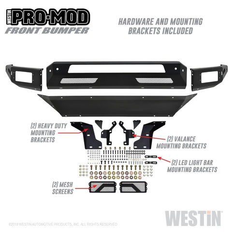 Westin 13-18 Dodge Ram 1500 / 2019 Ram 1500 Classic Pro-Mod Front Bumper - 58-41025