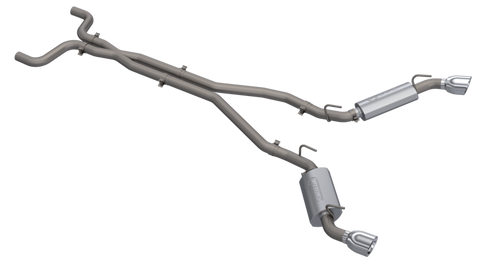 QTP 10-13 Chevrolet Camaro SS 6.2L 304SS AR3 Cat-Back Exhaust w/4.5in Tips - 600111