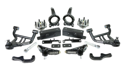 Ridetech 79-93 Ford Mustang w/ Aftermarket K-Member Front SLA Suspension System - 12122650