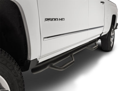 N-Fab Nerf Step 14-17 Chevy-GMC 1500 Crew Cab 5.7ft Bed - Tex. Black - Bed Access - 3in - C1495CC-6-TX