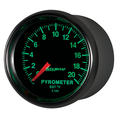 Autometer GS 0-2000 degree F Full Sweep Electronic Pyrometer Gauge - 3845