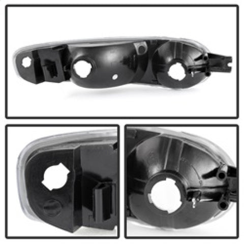 xTune GMC Sierra Denali 00-06 Bumper Lights Black CBL-GD00-BK - 9027079