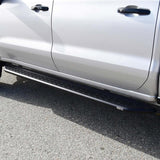 Westin 19-23 Chevrolet/GMC Silverado/Sierra 1500 Crew Cab Outlaw Nerf Step Bars - Textured Black - 28-31275