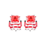 Power Stop 99-04 Jeep Grand Cherokee Front Red Calipers w/Brackets - Pair - S4826