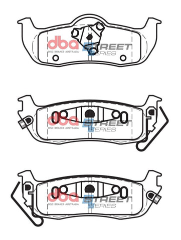 DBA 05-10 Infiniti QX56 Street Series Rear Brake Pads - DB1685SS