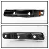 xTune Chevy Silverado 99-02 Amber Reflector Bumper Lights Black CBL-JH-CS99-AM-BK - 5064271