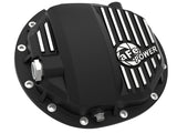 aFe Pro Series AAM 9.5/9.76 Rear Diff Cover Black w/Mach Fins & Oil 14-19 GM Silverado/Sierra 1500 - 46-71121B