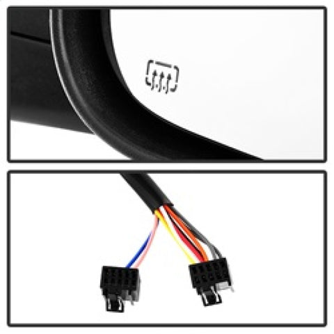 xTune Dodge Ram 1500 09-12 Power Heated Adjust Mirror Black Housing Right MIR-DRAM09S-PWH-R - 9935602