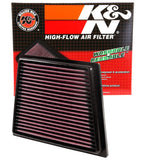 K&N 08 Ford Fiesta 1.25L-L4 Drop In Air Filter - 33-2955