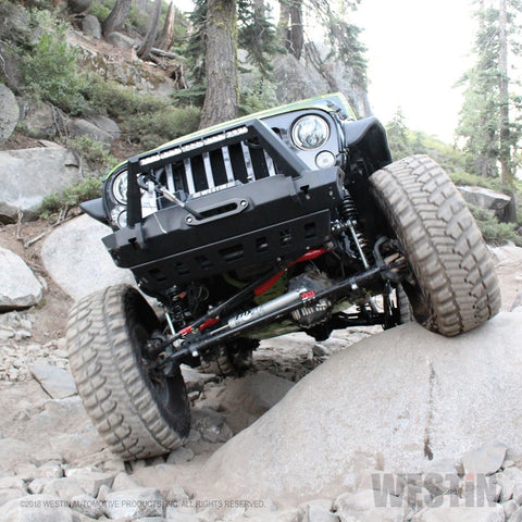 Westin 07-18 Jeep Wrangler JK WJ2 Skid Plate for Front Bumper - 59-80005-SP