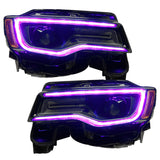 Oracle 1421 Jeep Grand Cherokee Dynamic Headlight DRL Upgrade Kit ColorSHIFT Dynamic - 1284-332