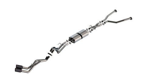 Borla 22-24 Toyota Tundra 3.4L V6 (Inc. Hyb.) Ext. Cab/STD Bed/145.7in WB ATAK Cat-Back - Carbon - 140940CFBA