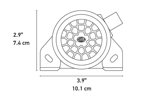 Hella Bu Alarm 90Db 1224V - 009148001