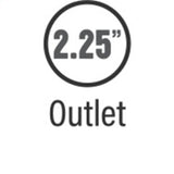 MagnaFlow Muff GP 3.5in Dia 16in Overall Length 2.25in Inlet / 2.25in Outlet - 18115