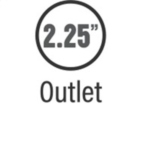 MagnaFlow Muff GP 3.5in Dia 16in Overall Length 2.25in Inlet / 2.25in Outlet - 18115