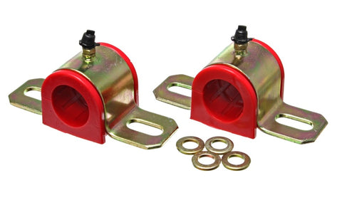 Energy Suspension 15/16in Greaseable S/B Set - Red - 9.5160R