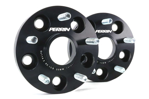 PERRIN 23-26 Toyota GR Corolla 60.1mm CB / 5x114.3 BP Wheel Spacers - 20mm - PTP-WHL-120BK