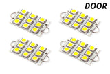 Diode Dynamics 44mm SML8 LED Bulb - Red Set of 4 - DD0101Q