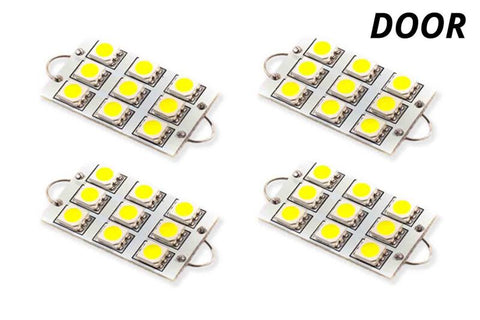 Diode Dynamics 44mm SML8 LED Bulb - Red Set of 4 - DD0101Q