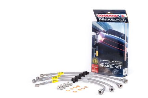 Goodridge 97-01 Honda Prelude (Base Model) Stainless Steel Brake Line Kit - 20037