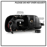 xTune Ford F150 97-03 Crystal Headlights w/ Clear LED Corners Smoke HD-ON-FF15097-LED-SET-SM - 5014801