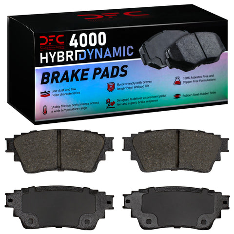 DFC 17-26 Nissan Rogue Rear 4000 Hybridynamic Brake Pads - 4000-2135-00