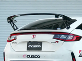 Cusco 23+ Honda Civic Type-R (FL5) Bolt-on/OE Replacement High Position Rear Wing Stay/Bracket Set - 3F7 821 A