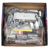McGard 6 Lug Hex Install Kit w/Locks (Cone Seat Nut) M14X1.5 / 22mm Hex / 1.945in. Length - Chrome - 84638
