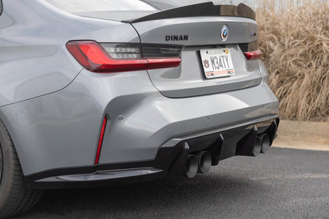 Dinan 21-27 BMW M3/M4 (G80/G82/G83) Valved Axleback Exhaust System - Polished Tips - D660-0093