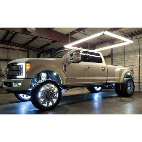 Oracle LED Illuminated Wheel Rings - Double LED - White - 4228-001