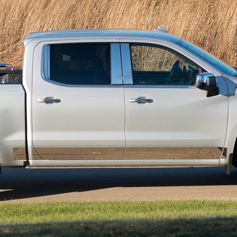 Putco 07-13 Chevy Silv Ext Cab 6.5 Short Box - 6in Wide - 14pcs Pro SS Rocker Panels - 3751204