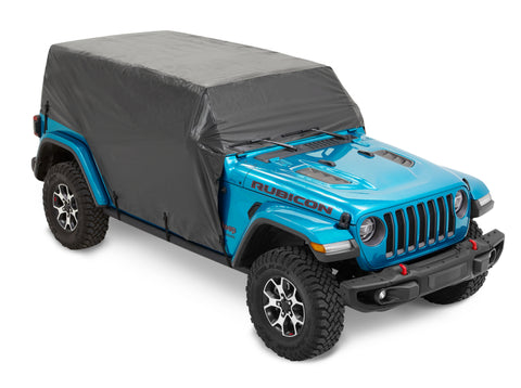 Bestop 07-18 Jeep Wrangler JK / 18-26 JL 4-Door All Weather Trail Cover (Black Hard Top) - 81045-01