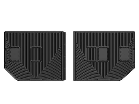 WeatherTech 07-10 Chevrolet Suburban Rear Rubber Mats - Black - W264