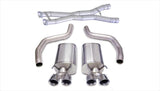 Corsa 2012-2013 Chevrolet Corvette C6 ZR1 Sport Cat-Back Dual Rear Exit w/ Twin 4.0in Pol Tips - 14164CB3