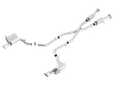 Borla 2015 Jeep Grand Cherokee SRT8 S-Type Dual Round Rolled Exit Catback Exhaust - 140632