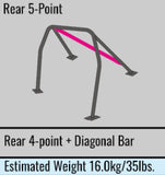 Cusco Steel Roll Cage 5 Point 2 Passenger 2015 Subaru WRX / STI - 6A1 270 D20