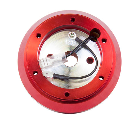 NRG Short Hub Adapter S13 Nissan 240 - Red - SRK-140H - RD