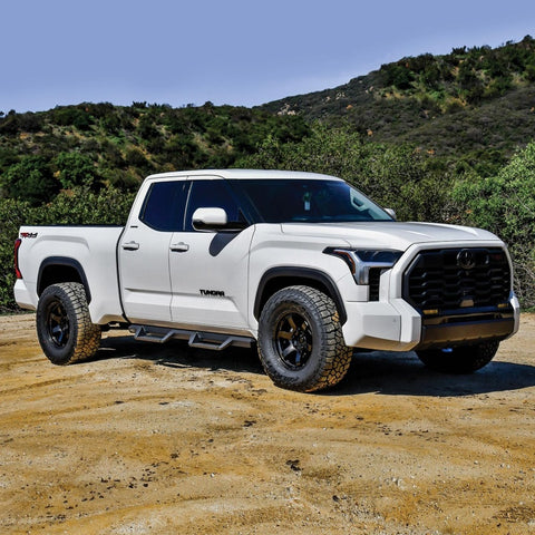 Westin/HDX 2022 Toyota Tundra Double Cab Drop Nerf Step Bars - Textured Black - 56-14225