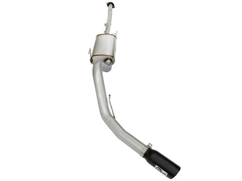 aFe MACHForce XP SS Exhaust 3in to 3.5in Cat-Back w/ Black Tip 15 Ford F-150 EcoBoost V6 2.7/3.5Ltt - 49-43068-B