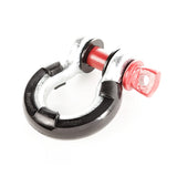 Rugged Ridge 3/4in Black D-Ring Isolator Kit - 11235.60