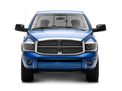 Raxiom 06-09 Dodge RAM 1500/2500/3500 Axial Headlights w/ SEQL LED Bar- Blk Housing (Clear Lens) - R131480