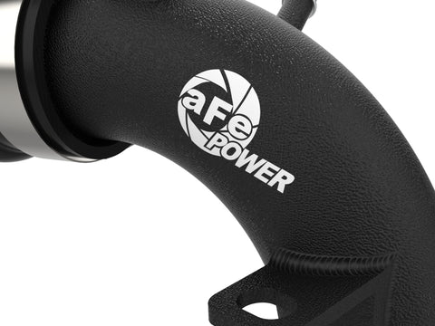aFe 21-22 Ford Bronco V6-2.7Ltt BladeRunner 2.75in Alum Cold Charge Pipe - Black - 46-20589-B