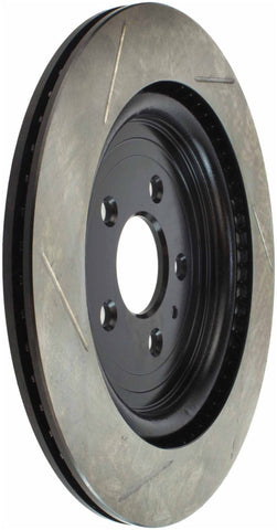 StopTech 17 Ford Flex/ 17 Ford Explorer w/ Heavy Duty Brakes Rear Left Slotted Rotor - 126.65137SL