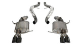 Corsa 2008-2012 BMW M3 E90 Black Sport Cat-Back Exhaust - 14569BLK