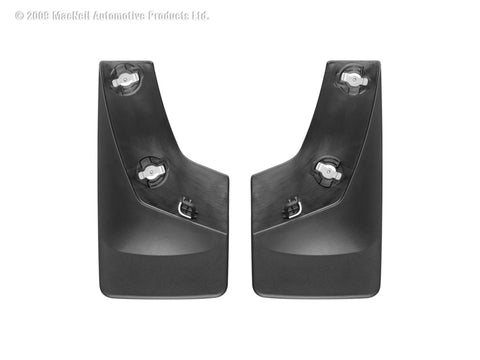WeatherTech 07-13 GMC Sierra No Drill Mudflaps - Black - 120011