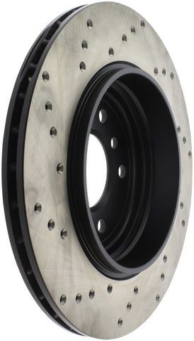 StopTech 01-06 BMW 330 Drilled Left Rear Rotor - 128.34057L