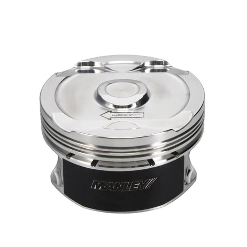 Manley 2018+ Ford Coyote 5.0L DOHC -6cc Dish 3.700in Bore 10:1 CR Platinum Piston Set - 595738C-8