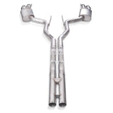 Stainless Works 18+ Ford Mustang GT 3in Legend 304SS Catback w/ H-Pipe Quad Polished Tips (No Valve) - M18CBHPCL