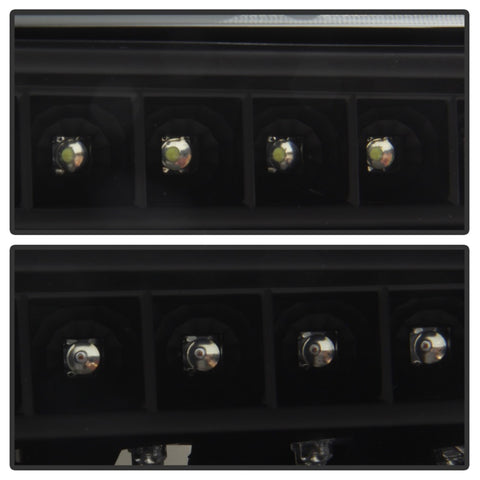 xTune GMC Sierra 99-06 /Yukon 00-06 Headlights & LED Bumper Lights - Black HD-JH-GS99-LED-SET-BK - 9037399